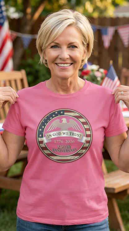 America 250th Anniversary Eagle Seal Vintage T-Shirt