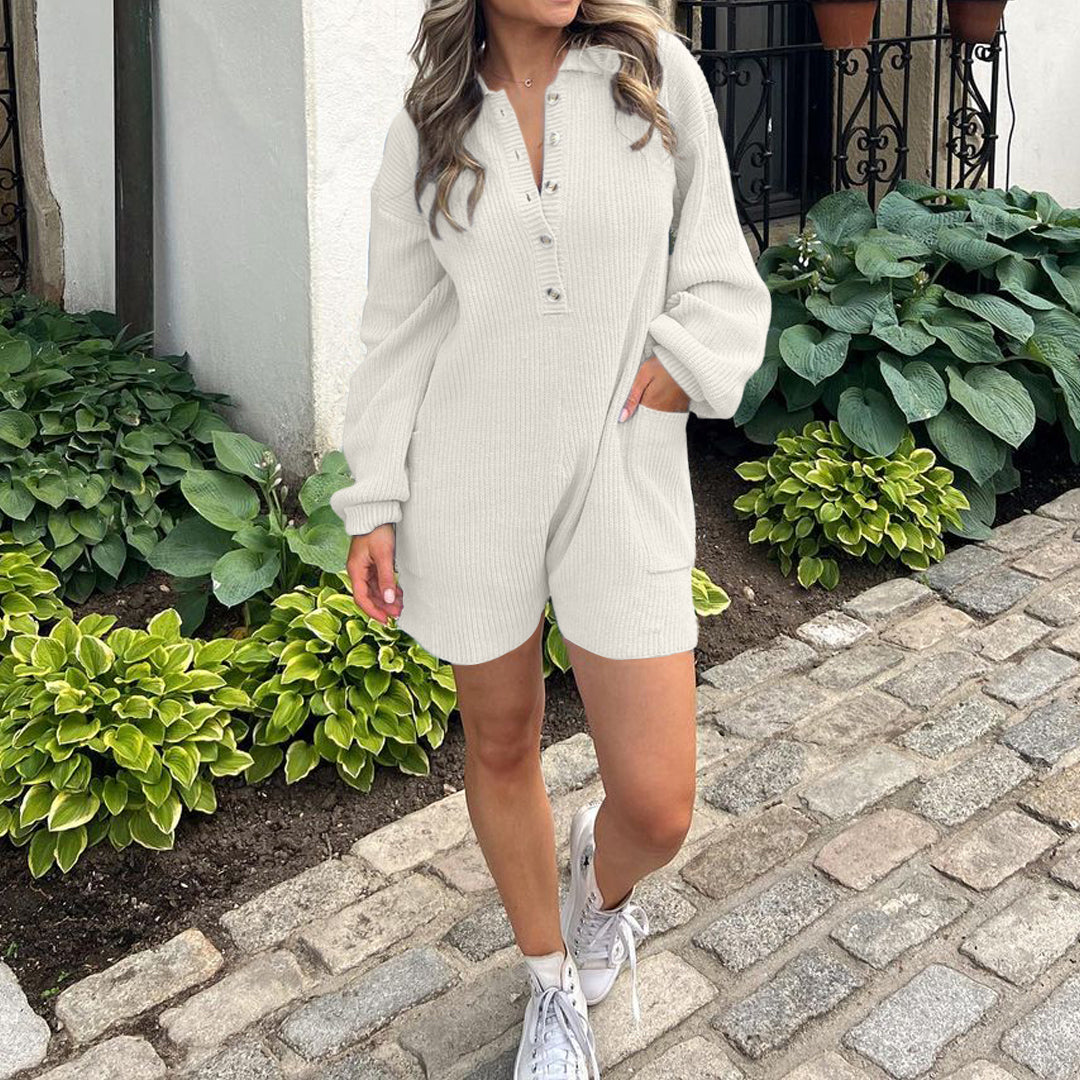 Women's Jumpsuit Long Sleeve Knit Sweater Rompers(BUY 2 FREE SHIPPING)