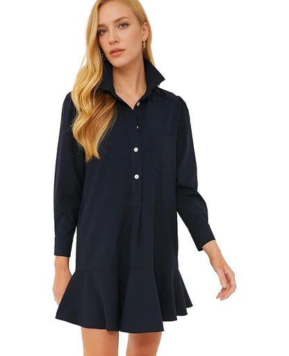 Chambray Callahan Ruffle Flowy Casual Dress (⏰40% OFF TODAY)