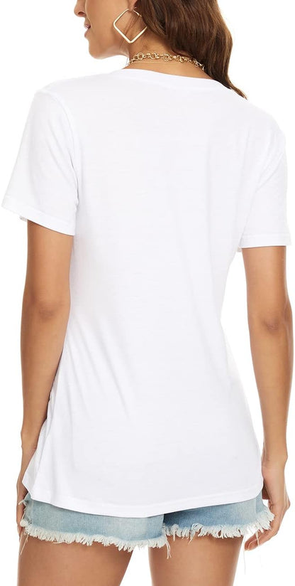 ⏰Hot Sale-Womens Tops Casual Basic T Shirt (BUY 2 FREE SHIPPING)