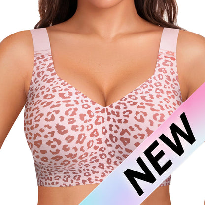 Women's Wireless Lace Back Seamless Comfort Bra