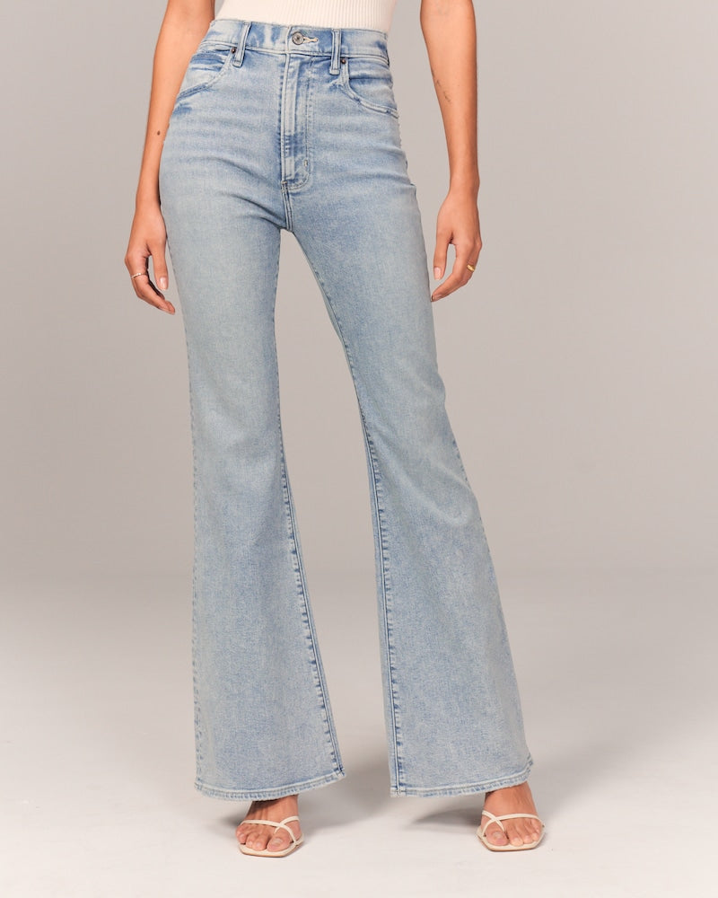 Ultra High Rise Stretch Flare Jean(Buy 2 Free Shipping)