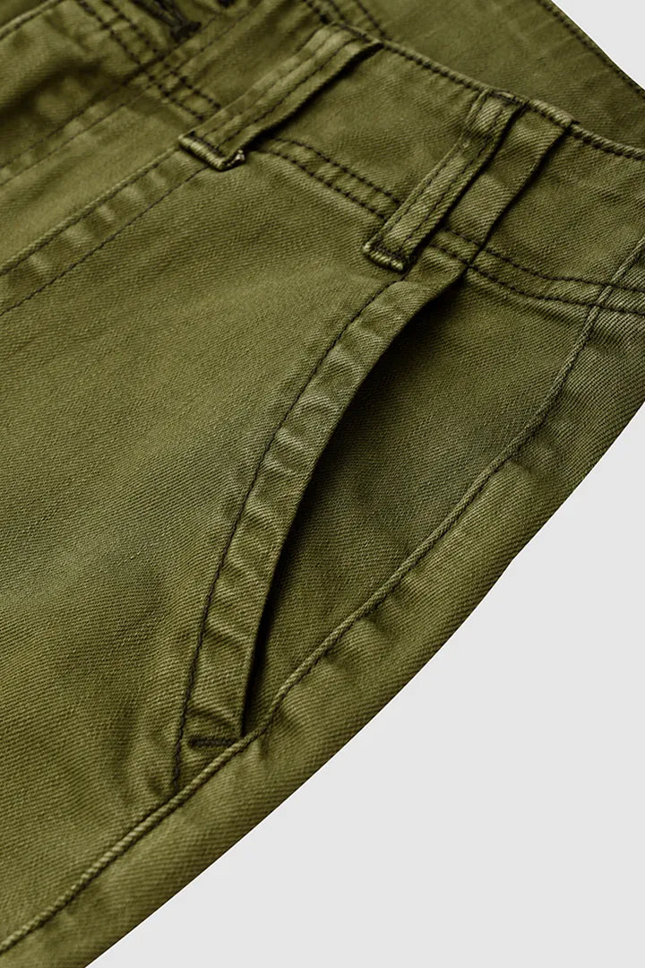 Double Button Mid Waist Straight Leg Pants(BUY 2 FREE SHIPPING)