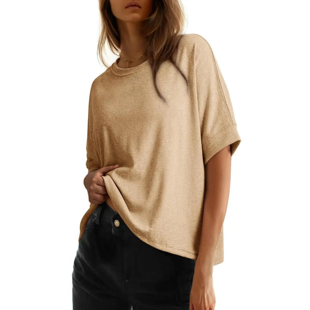 Women's 2026 Loose Oversized Basic Tee
