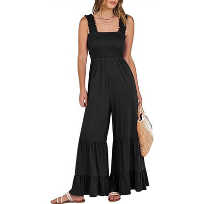 Women Casual Sleeveless Loose High Waist Wide Leg Rompers (Buy 2 Free Shipping)
