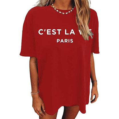 Women's Oversized T Shirt Casual Summer Short Sleeve Top(Buy 2 Free Shipping)