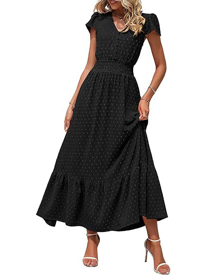 NEW🔥 Boho Ruffle Maxi Dress (BUY 2 FREE SHIPPING)