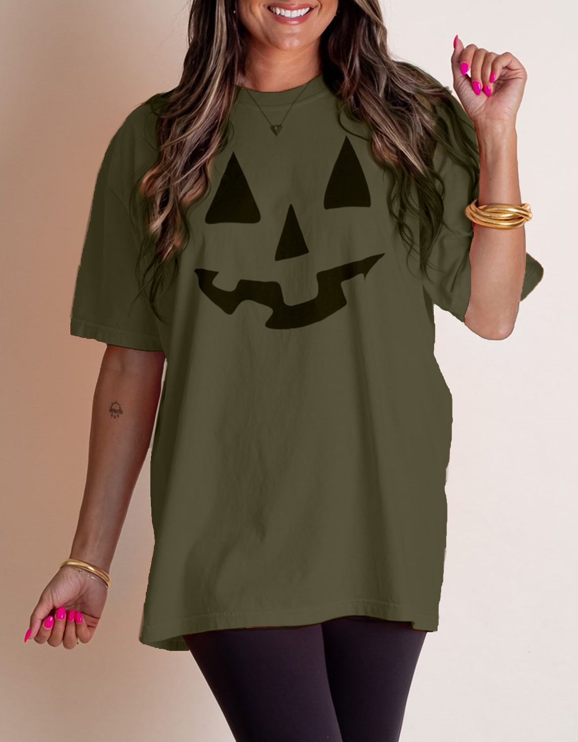 Tiktok Hot Sale Women‘s Classic Jack-O-Lantern Tee