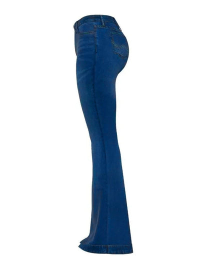 90s Vintage Classic Flare Hem High Waist Jeans