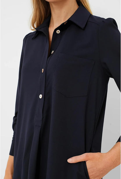 Chambray Callahan Ruffle Flowy Casual Dress (⏰40% OFF TODAY)