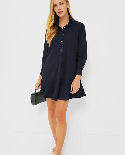 Chambray Callahan Ruffle Flowy Casual Dress (⏰40% OFF TODAY)