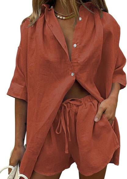 Women's 2 Piece Summer Loungewear Set