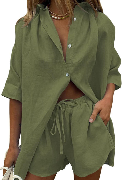 Women's 2 Piece Summer Loungewear Set