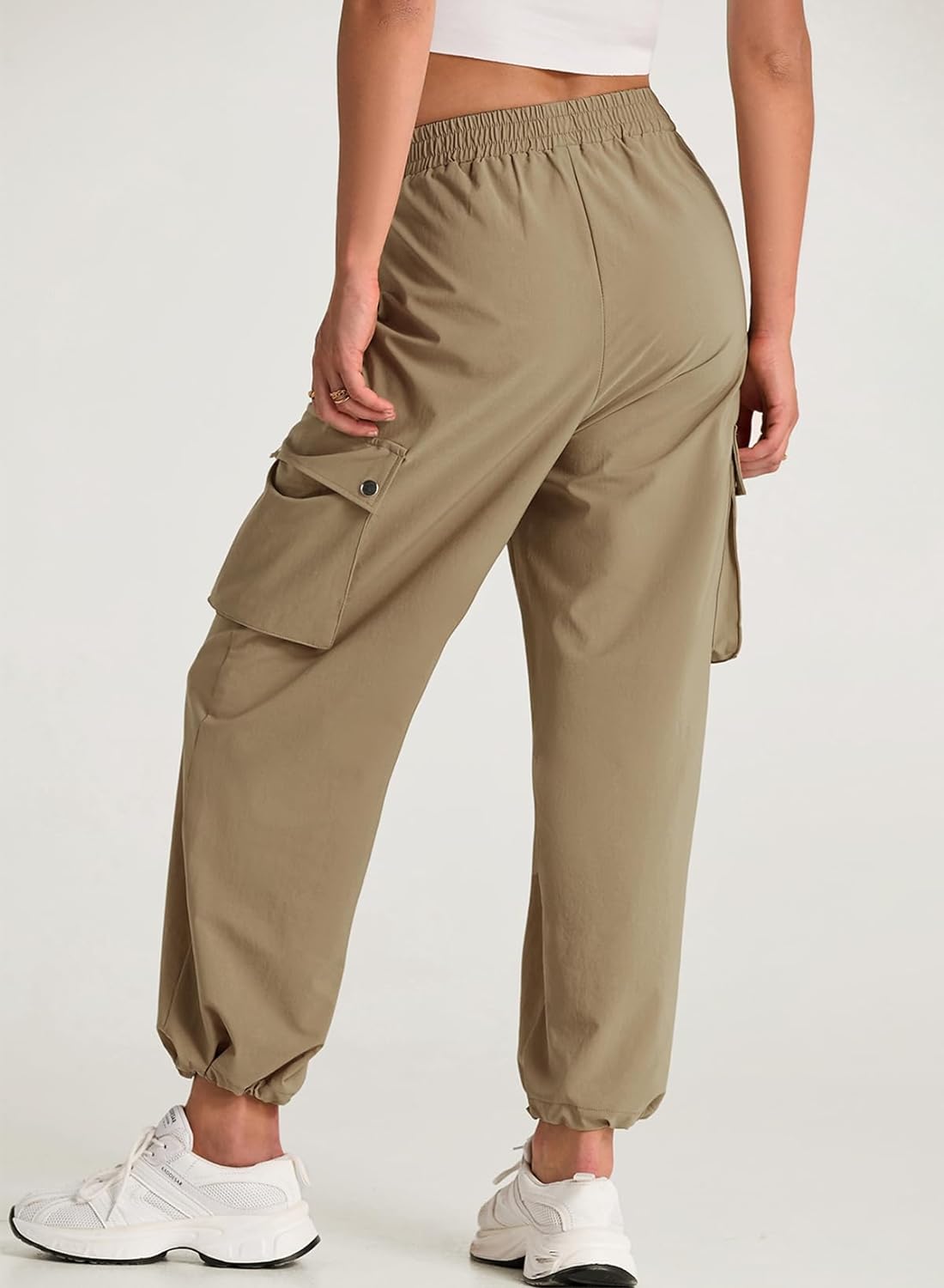 2024 NEW Women Summer Casual Elastic High Waisted Parachute Pants (BUY 2 FREE SHIPPING)