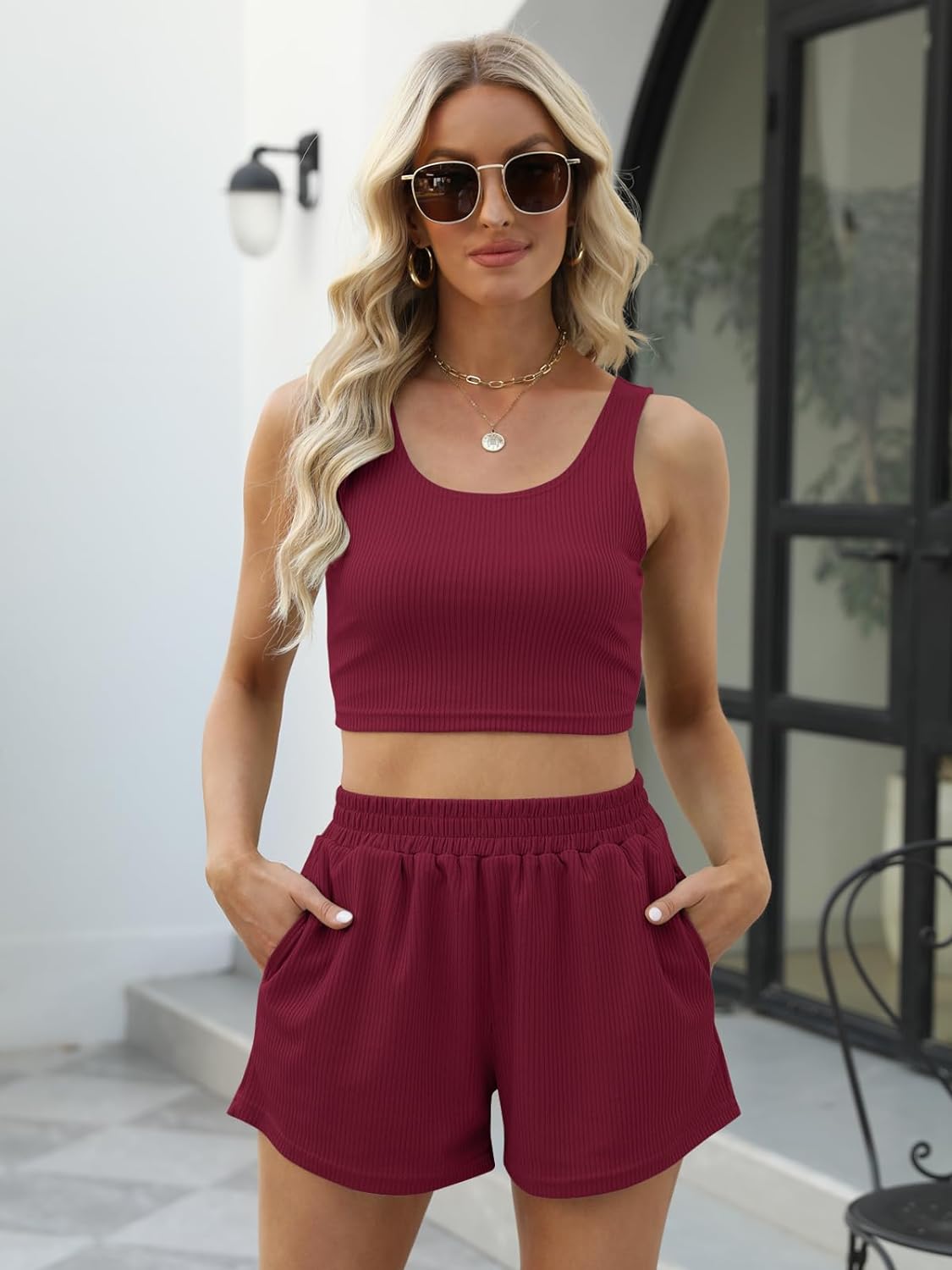 Women's shorts set 2 piece (BUY 2 FREE SHIPPING)