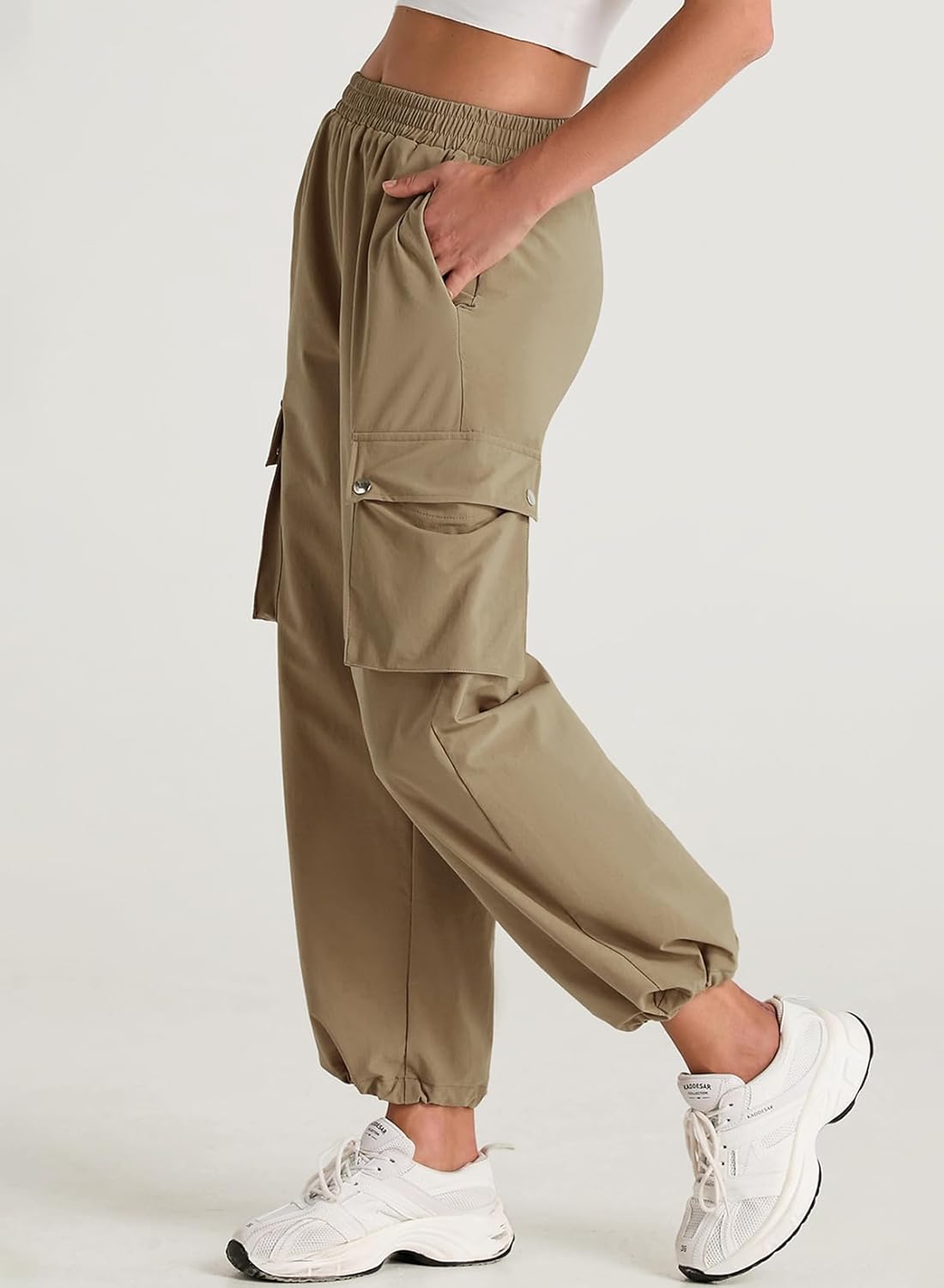 2024 NEW Women Summer Casual Elastic High Waisted Parachute Pants (BUY 2 FREE SHIPPING)
