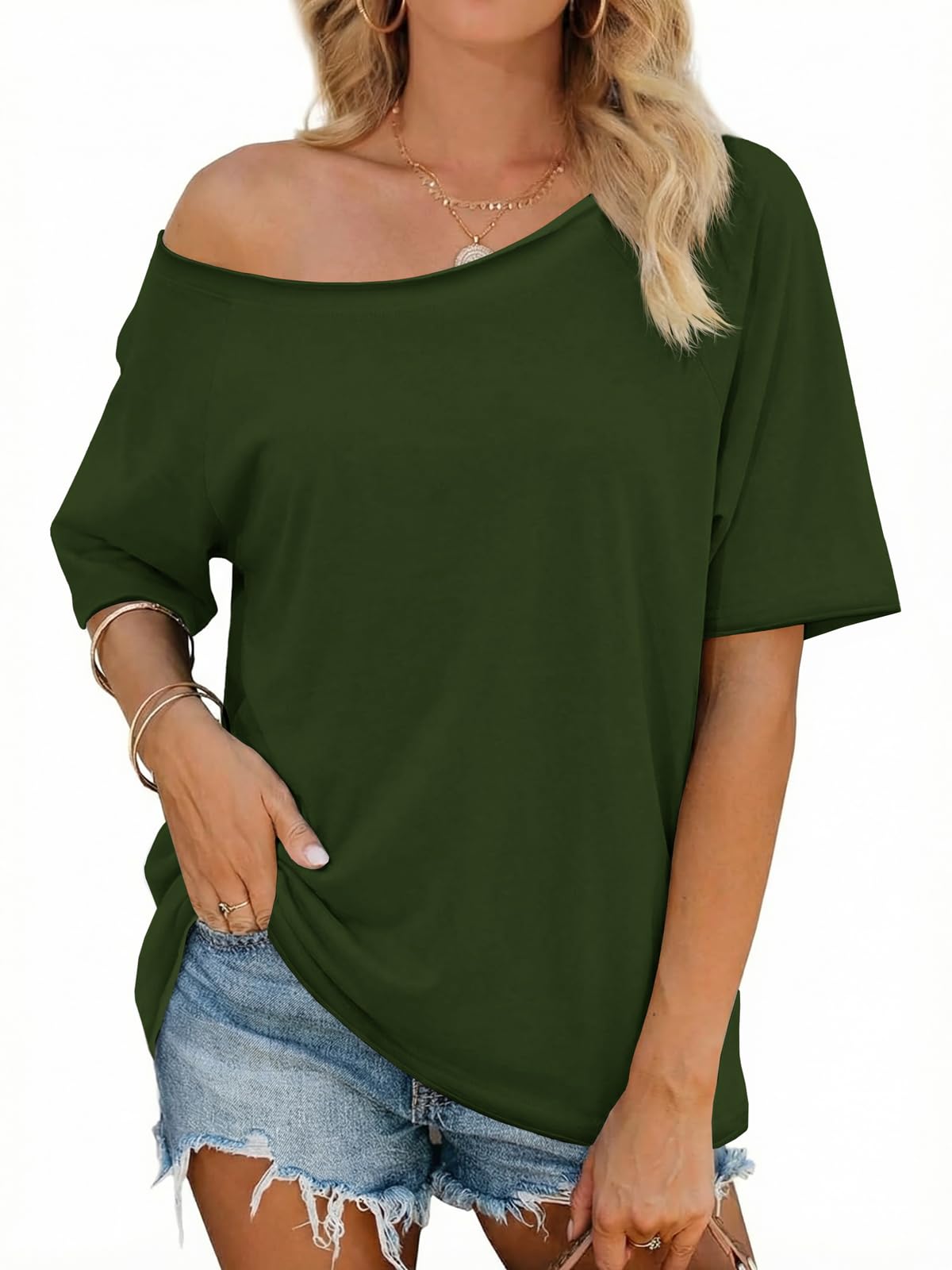 Limited time sale🔥Women's Off-Shoulder Crop Top
