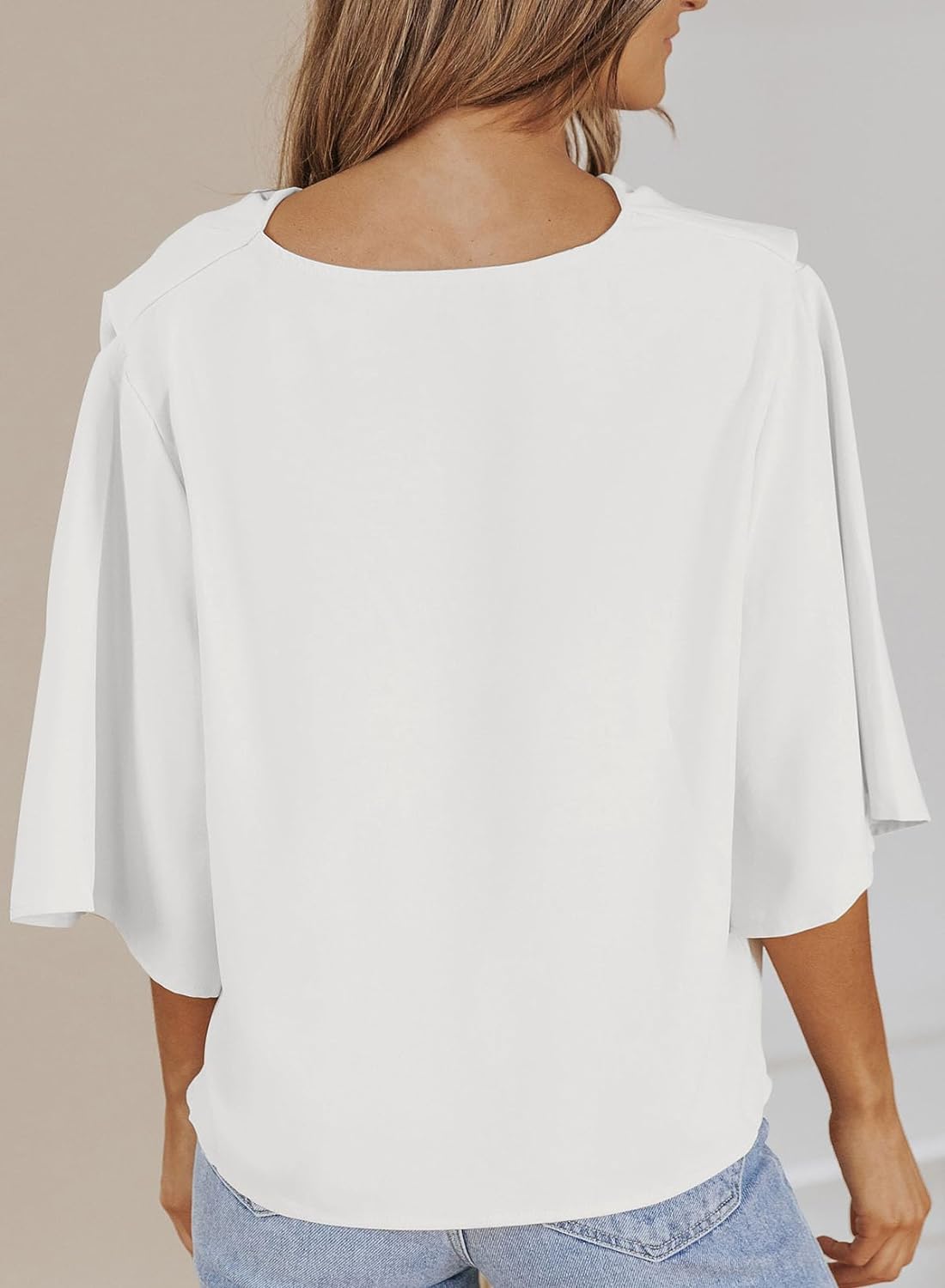 2024NEW Womens Short Sleeve Chiffon Shirt (BUY 2 FREE SHIPPING)