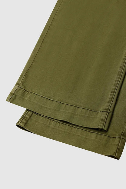 Double Button Mid Waist Straight Leg Pants(BUY 2 FREE SHIPPING)
