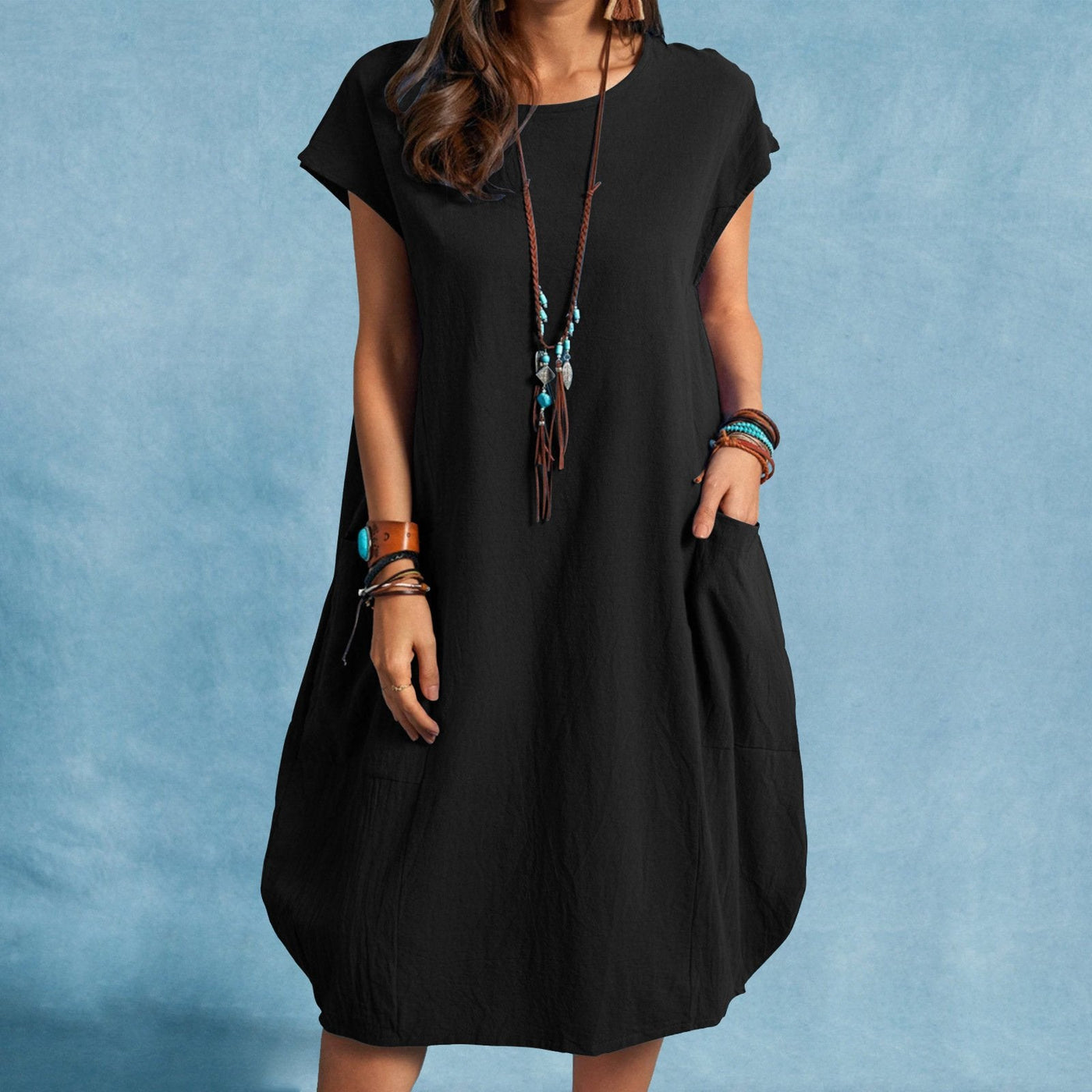 2023 Women's Loose Casual Pocket Dress
