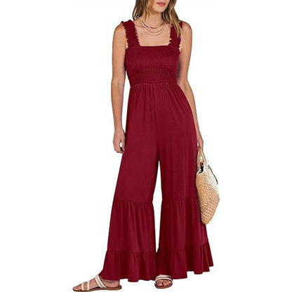 Women Casual Sleeveless Loose High Waist Wide Leg Rompers (Buy 2 Free Shipping)