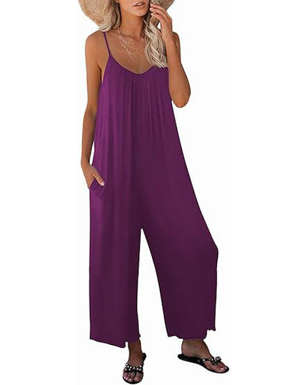NEW🔥 Womens Casual Sleeveless Strap Jumpsuits (BUY 2 FREE SHIPPING)