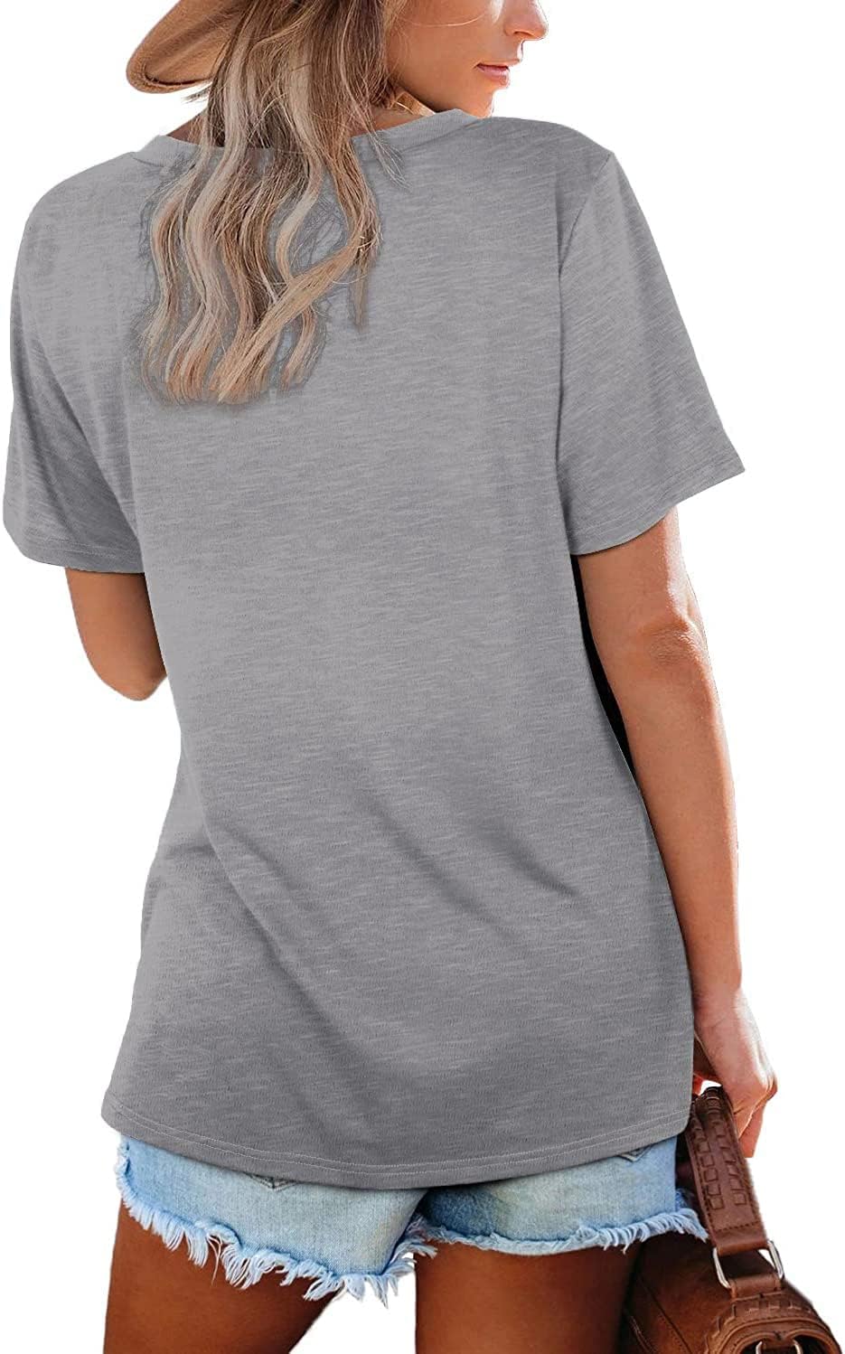 ⏰Hot Sale-Womens Tops Casual Basic T Shirt (BUY 2 FREE SHIPPING)