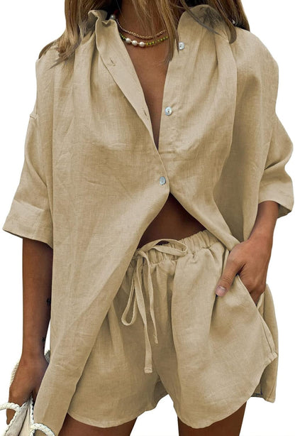 Women's 2 Piece Summer Loungewear Set