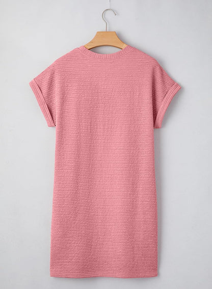 Limited time sale🔥Women's Lightweight Summer Short Sleeve Dress with Pockets