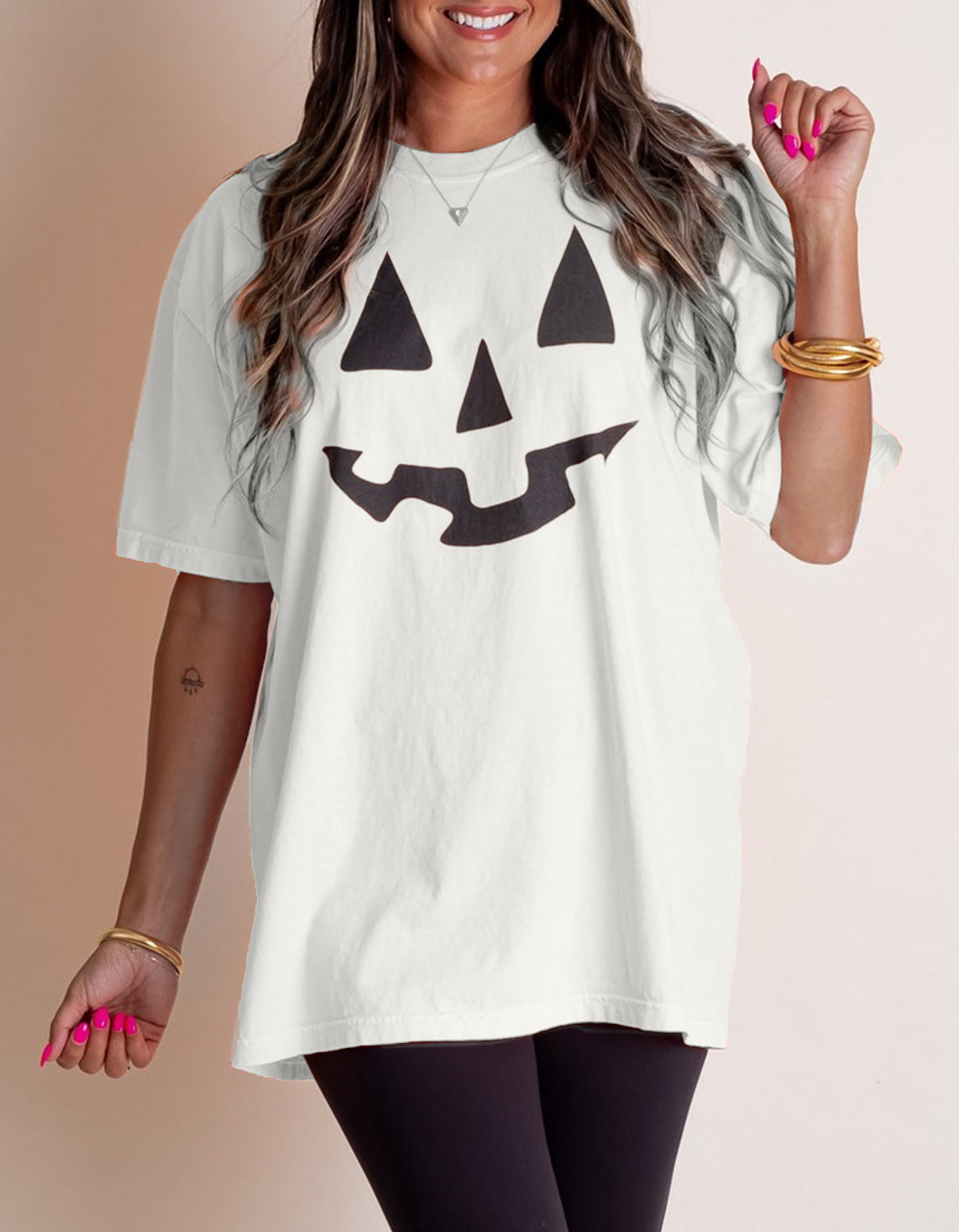 Tiktok Hot Sale Women‘s Classic Jack-O-Lantern Tee