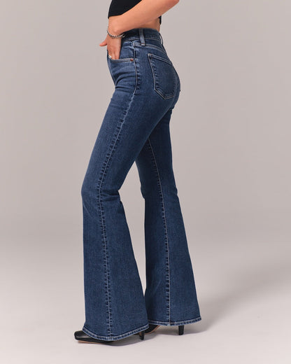 Ultra High Rise Stretch Flare Jean(Buy 2 Free Shipping)