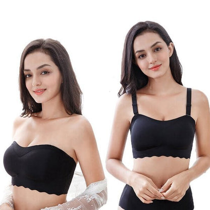 2023 Women Sexy Strapless Bra Invisible Push Up Bras