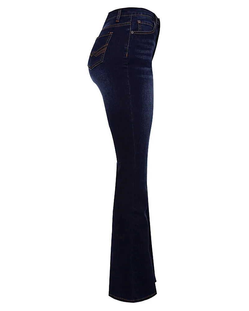 New Vintage Mid Waist Flare Jeans