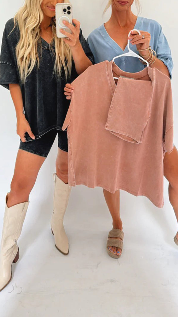 2023 Hot Sale WOMEN'S SUMMER WASHED SET (BUY 2 FREE SHIPPING)