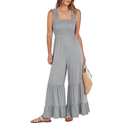Women Casual Sleeveless Loose High Waist Wide Leg Rompers (Buy 2 Free Shipping)