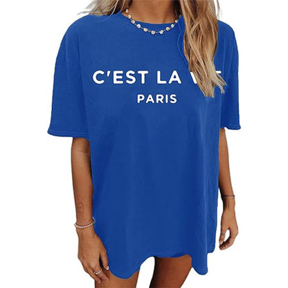 Women's Oversized T Shirt Casual Summer Short Sleeve Top(Buy 2 Free Shipping)