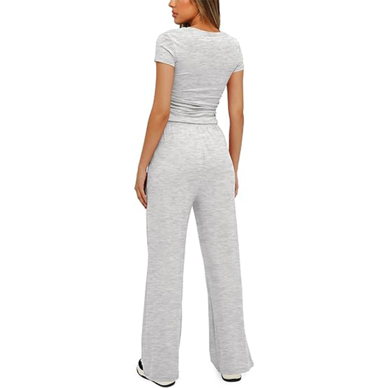 Women's Tops and Wide Leg Pants Sets (BUY 2 FREE SHIPPING)
