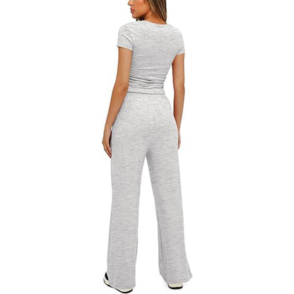 Women's Tops and Wide Leg Pants Sets (BUY 2 FREE SHIPPING)