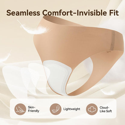 Women's Seamless Camel Toe Cover Thongs, No-Show Invisible G-String Underwear