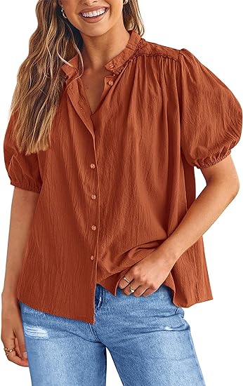 Women's Summer Lantern Sleeve Blouses (BUY 2 FREE SHIPPING)