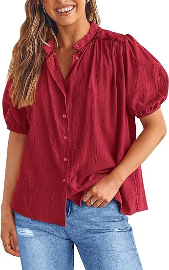 Women's Summer Lantern Sleeve Blouses (BUY 2 FREE SHIPPING)