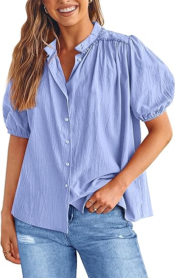 Women's Summer Lantern Sleeve Blouses (BUY 2 FREE SHIPPING)