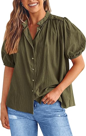 Women's Summer Lantern Sleeve Blouses (BUY 2 FREE SHIPPING)