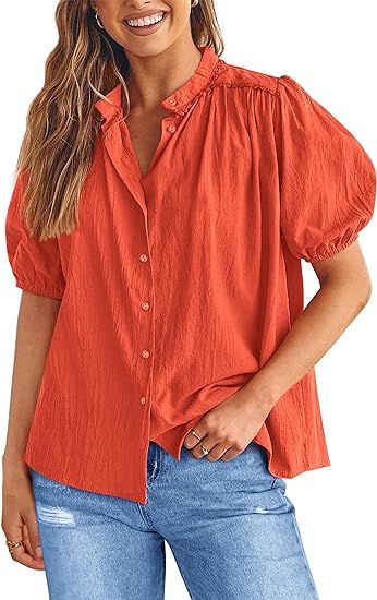 Women's Summer Lantern Sleeve Blouses (BUY 2 FREE SHIPPING)