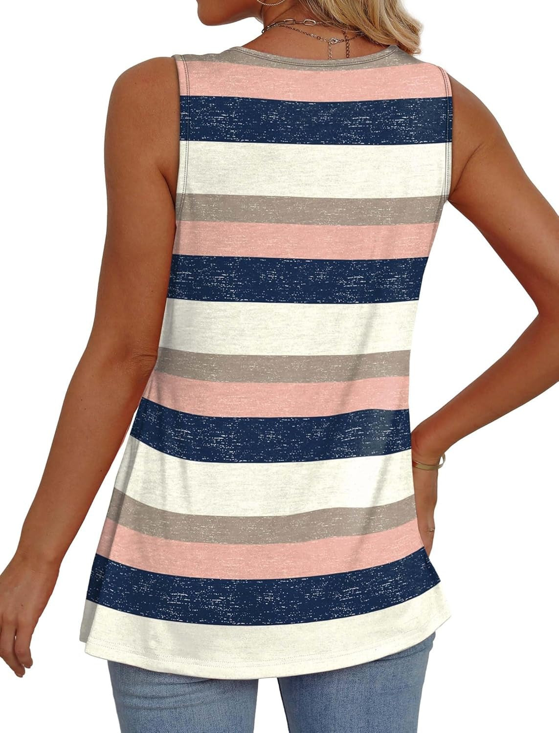 ✨Women Dressy Sleeveless V Neck Babydoll Tank Tops