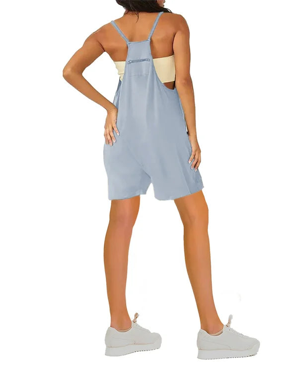 2023 Hot Sale 🔥Summer Short Jumpsuit with Pockets (Buy 3 Free Shipping)