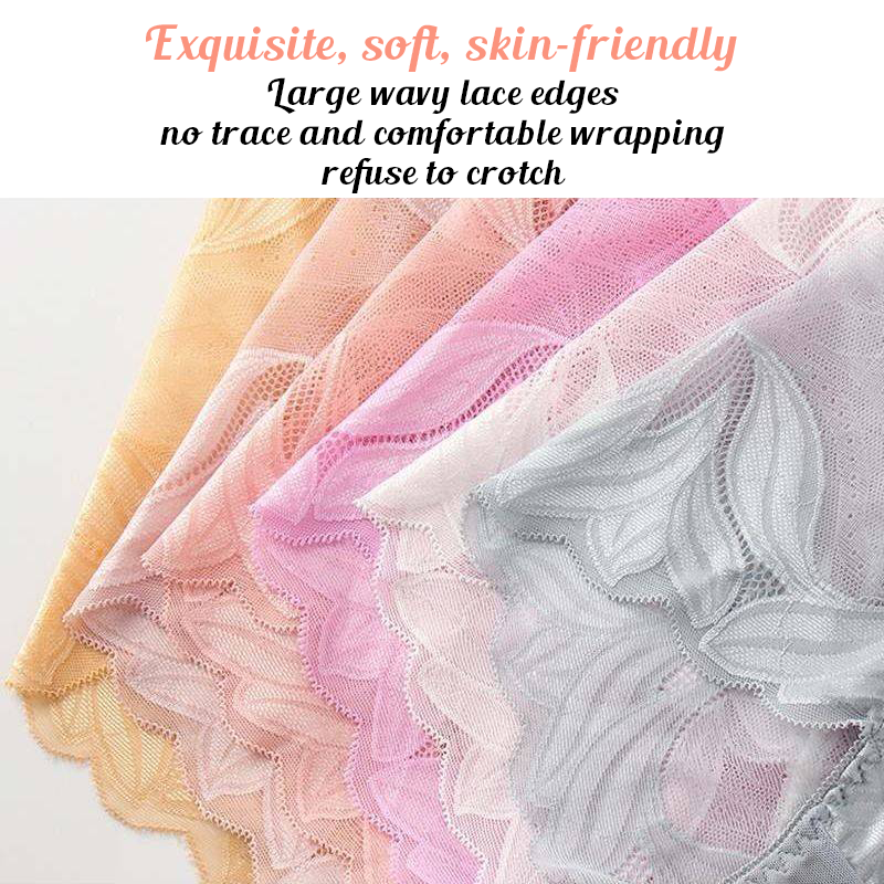 Hot Sale✨ -Ladies Silk Lace Handmade Underwear Pack