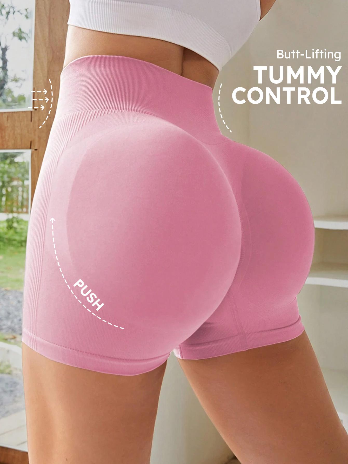 4-Pieces High Waist Tummy Control Butt-Lifting Seamless Shorts