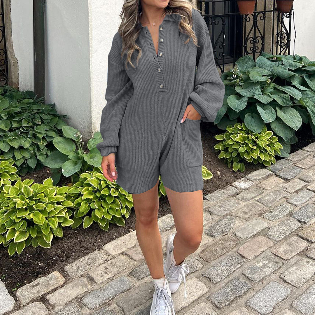 Women's Jumpsuit Long Sleeve Knit Sweater Rompers(BUY 2 FREE SHIPPING)