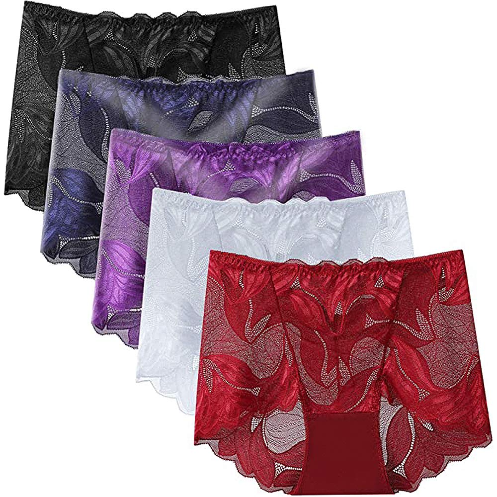Hot Sale✨ -Ladies Silk Lace Handmade Underwear Pack